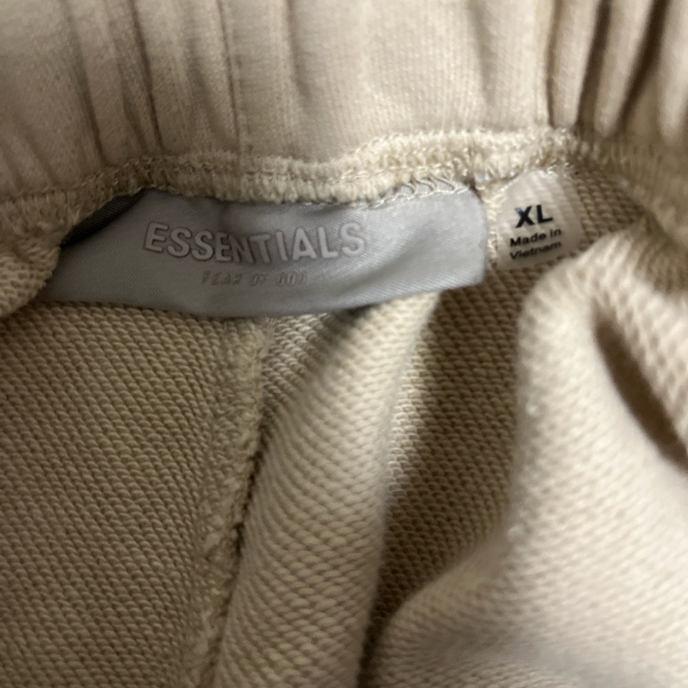 Essentials Mens Tan Athletic Shorts - Picture 2 of 3